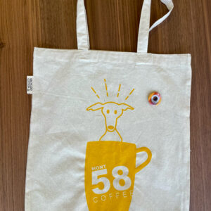 Mont58 Coffee Tote Bag