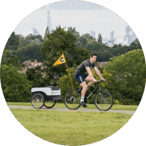 coffee delivery by bike