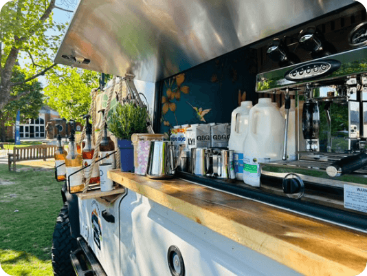 Queens road coffee van