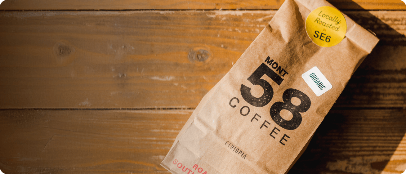 Mont58 retail coffee bags