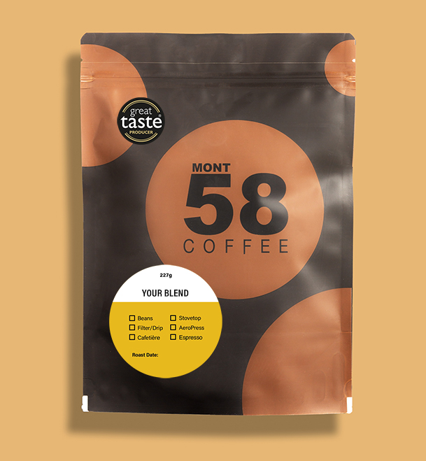 personalised coffee blend