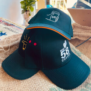 Mont58 embroidered coffee cap