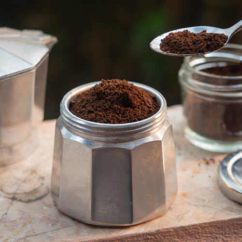 moka pot brewing